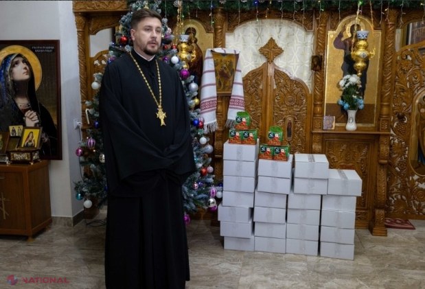 VIDEO // Cadouri de Crăciun, oferite de A.S.I.C.S. pentru copiii enoriașilor Mitropoliei Basarabiei