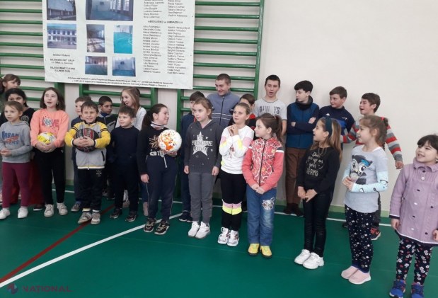 FOTO // Sala de sport a Gimnaziului de la Ivancea, Orhei, RENOVATĂ în cadrul unui proiect susținut de echipa lui Ilan Șor și BRD