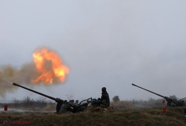 FOTO // Militarii Armatei Naționale, instruiți în România. Aceștia au efectuat trageri antiaeriene și terestre, cu tehnica Forțelor Aeriene Române