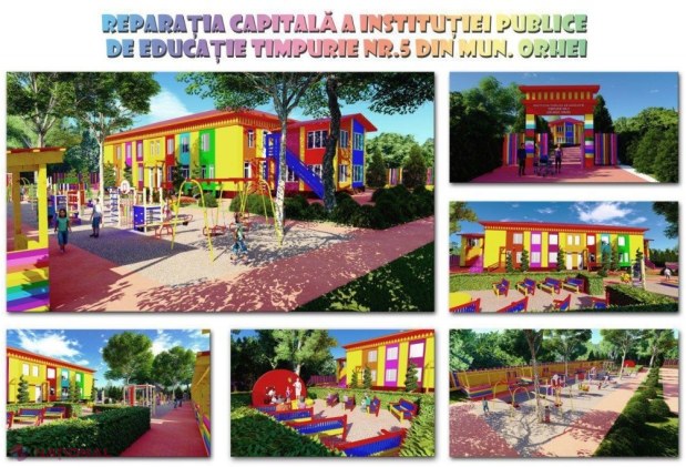 FOTO // La Orhei a fost dat STARTUL reconstrucției capitale a grădinițelor: Cum vor arăta acestea