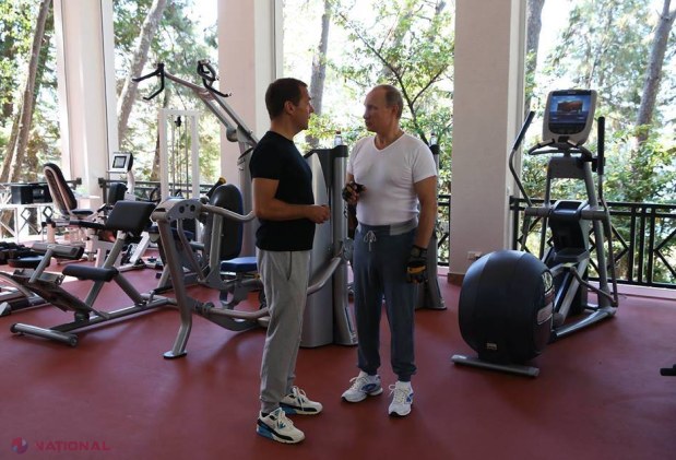 VIDEO, FOTO // Putin şi Medvedev, surprinşi într-o IPOSTAZĂ INEDITĂ