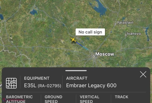 UPDATE, VIDEO // TASS: Prigojin, la bordul unui avion care s-a prăbușit într-o regiune din Rusia. Zece oameni se aflau la bord. Momentul în care a fost DOBORÂTĂ aeronava