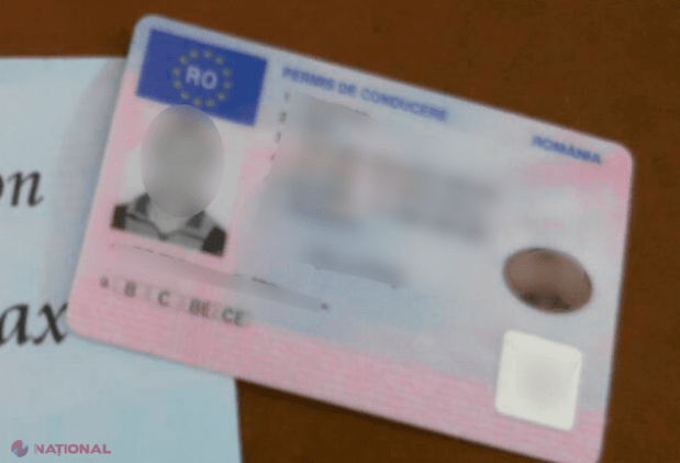 Permis de conducere FALS, perfectat cu 300 de euro de către un tânăr din R. Moldova