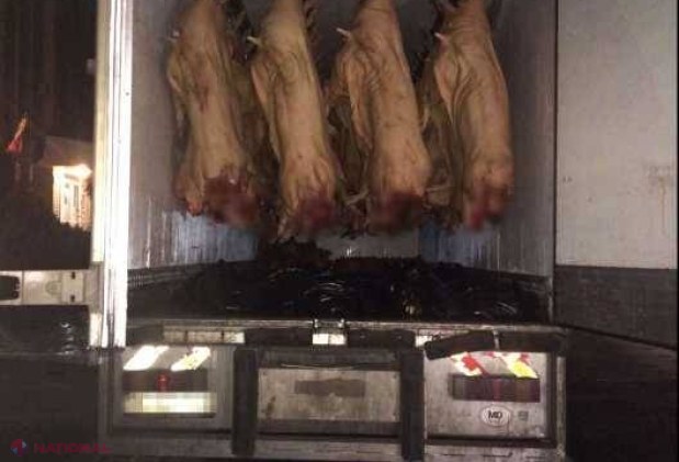 TONE de carne de porc, COFISCATE de Poliție: Urmau să fie comercializate la piața din centrul capitalei