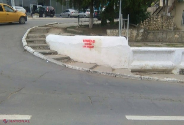 „SURPRIZĂ MARE” pentru un deputat din opoziție: Oraș din R. Moldova, ÎMPÂNZIT cu inscripții denigratoare la adresa sa