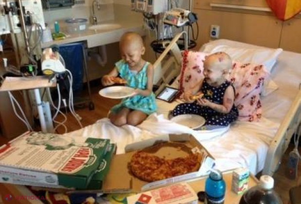 FOTO // Mesajul EMOȚIONANT scris de o copilă bolnavă de cancer pe geamul salonului în care este tratată