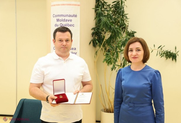 GALERIE FOTO // Maia Sandu, discuții cu DIASPORA din Canada. Șefa statului a acordat titluri onorifice și a vizitat o PATISERIE deschisă de o moldoveancă: „Am văzut o susținere totală pentru proiectul de aderare a R. Moldova la UE”
