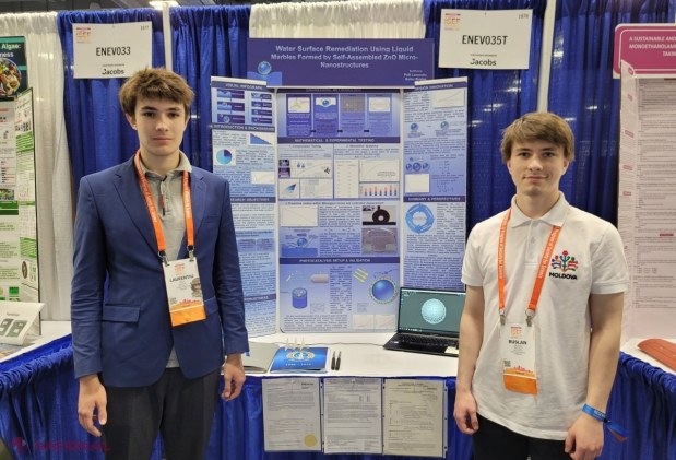 Elevi din R. Moldova, premiați la Concursul Internațional de Științe și Inginerie Regeneron ISEF, desfășurat în SUA