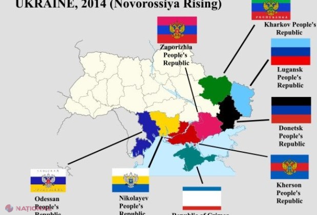 Putin amenință că Rusia va ajunge la granița cu R. Moldova diplomatic sau prin arme. Dictatorul anunță că vrea să cucerească ceea ce rușii numesc „Novorossia”