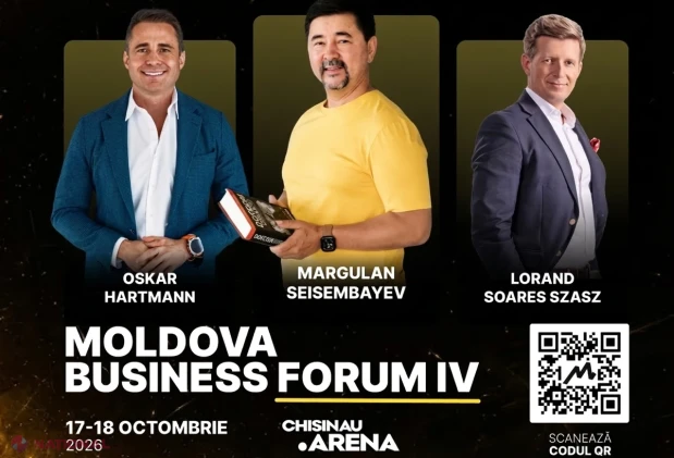 Evenimentul anului în business! Miliardari mondiali și lideri de top vin la Chișinău pentru a transforma afacerile din Moldova