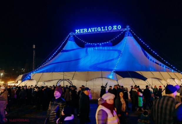FOTO // La inaugurarea Târgului de Crăciun de la Orhei s-au adunat peste 10 000 de oameni: „Ilan Șor și echipa sa au transformat Orheiul într-un mic Paris de Revelion”