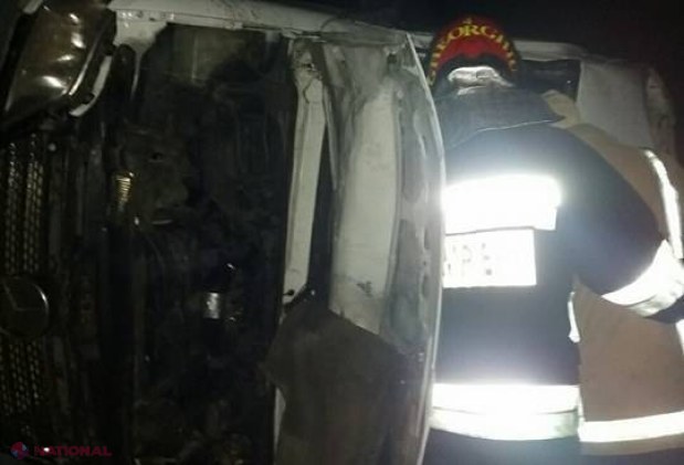 ACCIDENT: Șofer, mort în apropiere de Strășeni, după ce automobilul pe care îl conducea a derapat de pe traseu