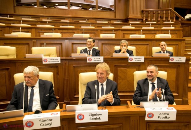 Chișinăul, CAPITALA fotbalului european pentru o zi. R. Moldova a găzduit,  în PREMIERĂ, ședința Comitetului executiv al UEFA