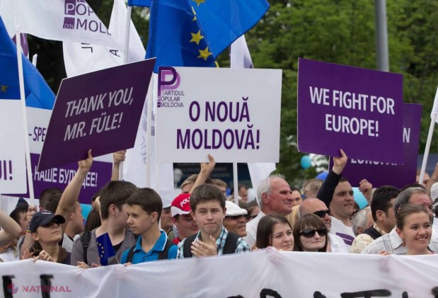 REPORTAJ FOTO // Ziua Europei la Chișinău!