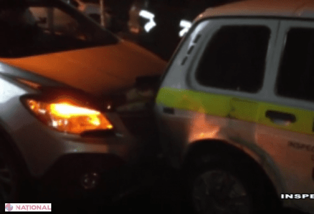 BEATĂ criță, o minoră a ACCIDENTAT o mașină a poliției