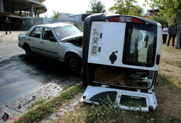Accident în sectorul Ciocana al capitalei