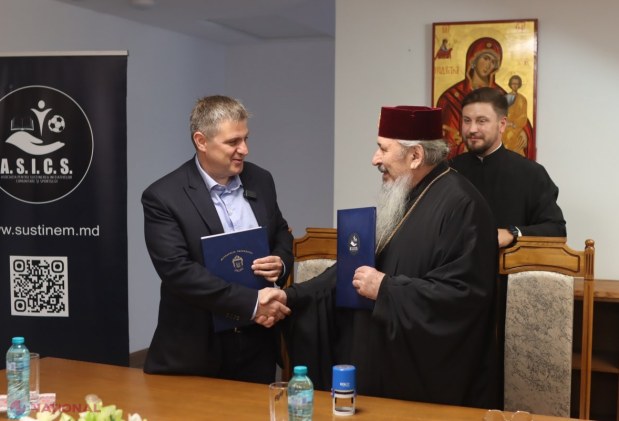 VIDEO // Asociația pentru Susținerea Inițiativelor Comunitare și Sportului, ACORD de colaborare cu Mitropolia Basarabiei, în vederea sprijinirii cazurilor sociale
