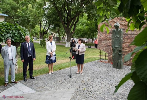 Monument în memoria Holocaustului, inaugurat la Orhei, în prezenţa prim-ministrei Natalia Gavrilița