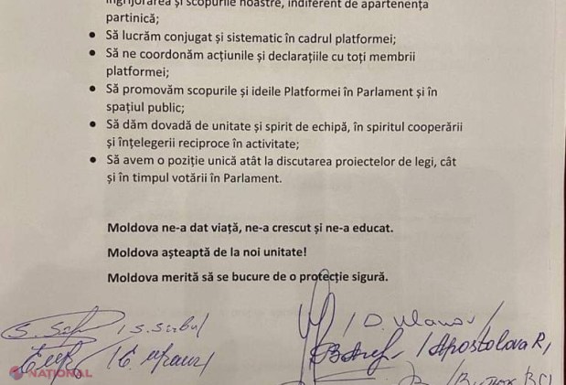 DOC // Încă un deputat a ADERAT la Platforma „Pentru Moldova”. Grupul format din 16 parlamentari devine un jucător-CHEIE în Legilativul R. Moldova 