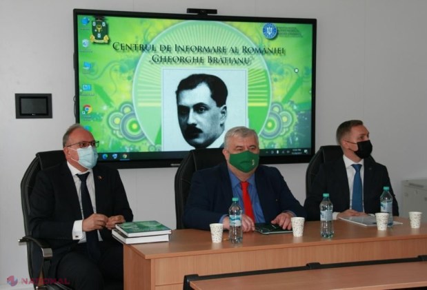 FOTO // Sala „Gheorghe Brătianu”, la Chișinău! România a deschis un Centru de informare în cadrul Universității de Stat din Moldova: Cele mai moderne resurse de învățare, dezbateri științifice, seminare privind istoria națională și universală