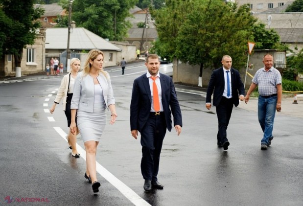 FOTO // O nouă stradă, dar și un SCUAR din Orhei, reparate capital, au fost date în exploatare de către Ilan Șor