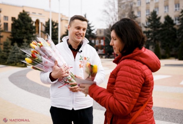 FOTO // Partidul „ȘOR” a felicitat cele 40 de mii de femei membre ale formațiunii din întreaga țară de Ziua Internațională a Femeii