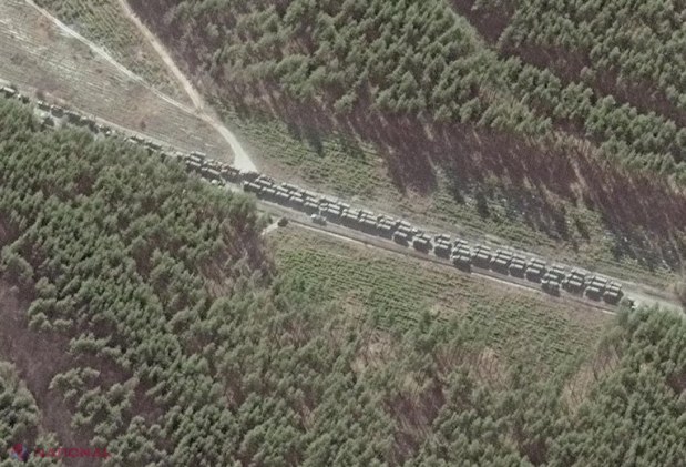O nouă noapte de RĂZBOI în Ucraina. Un „convoi al MORȚII”, format din tancuri, blindate, se îndreaptă spre Kiev. Coloana are o lungime de 64 km. UE trimite în Ucraina 70 de avioane de luptă