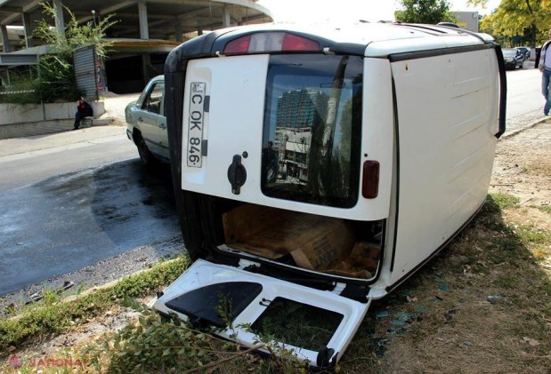 Accident în sectorul Ciocana al capitalei