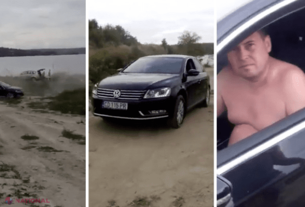 VIDEO // Un șofer al unei mașini cu plăcuțe de înmatriculare ale CORPULUI DIPLOMATIC a fost surprins beat. „Vedeți ce numere am?”