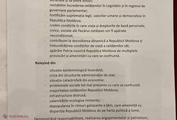 DOC // Încă un deputat a ADERAT la Platforma „Pentru Moldova”. Grupul format din 16 parlamentari devine un jucător-CHEIE în Legilativul R. Moldova 