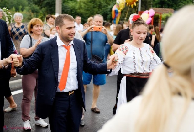 FOTO // O nouă stradă, dar și un SCUAR din Orhei, reparate capital, au fost date în exploatare de către Ilan Șor