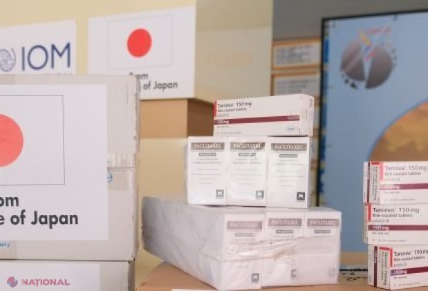 Institutul Oncologic din Chișinău a primit echipamente medicale și medicamente în valoare de 230 000 de dolari de la Guvernul Japoniei