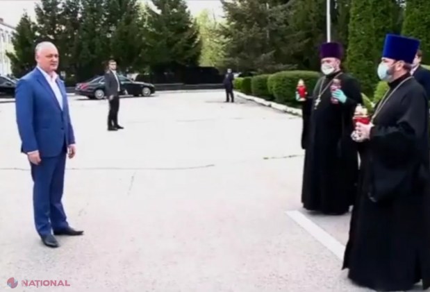 VIDEO // Igor Dodon, mai presus de lege? Acesta îi asigură pe preoţi că NU vor fi amendaţi, chiar dacă vor încălca restricţiile impuse de CSE: 