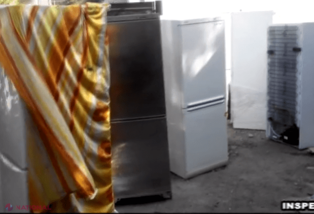 Frigidere pline cu tehnică de uz casnic și detergenți, la Terminalul vamal din Bălți