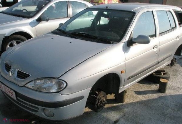 Închiria automobile și le vindea la piese! Ce riscă individul
