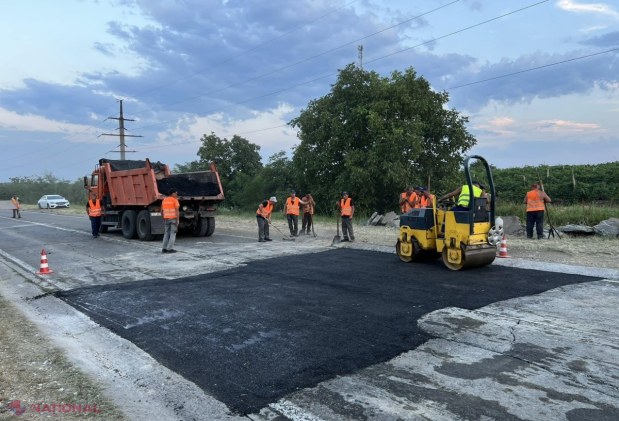 FOTO Temperaturi extreme în Republica Moldova: Pe o porțiune din drumul național M5 s-au ridicat dalele de beton