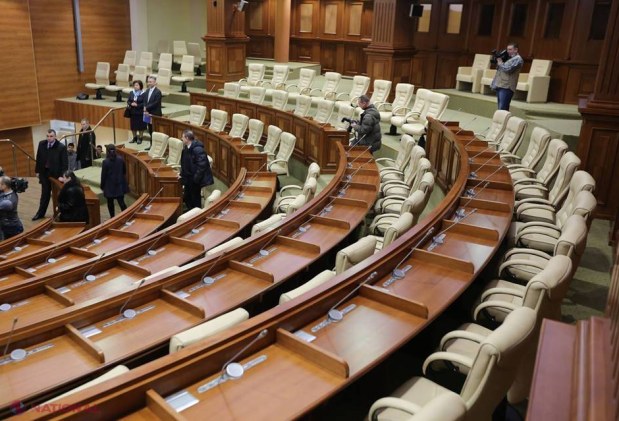 FOTO // Cum arată noua sală de ședințe a Parlamentului