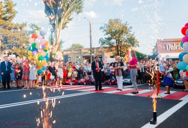 FOTO // Ilan Șor a inaugurat strada principală din Orhei, după ce aceasta a fost REPARATĂ capital