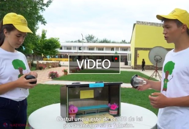 VIDEO // Invenția a doi copii din R. Moldova: Stații de autobuz, ILUMINATE pe timpul nopții de... soare!