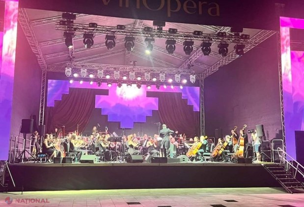 Opera Națională București și Orchestra Filarmonicii Naționale „Serghei Lunchevici” din Chișinău s-au UNIT sub bagheta dirijorului Daniel Jinga într-un recital de excepție la Festivalul Internațional de Muzică Clasică „VinOpera”