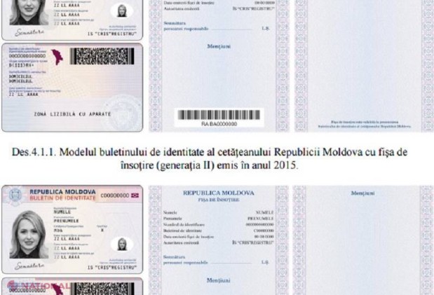 Buletine de identitate NOI pentru cetățenii R. Moldova!