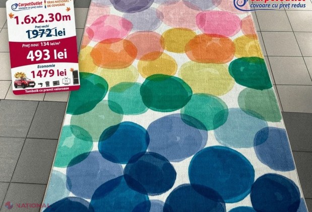 Târg Național de Covoare cu Reduceri de Toamnă în toate magazinele Carpet Outlet din Chișinău și Bălți