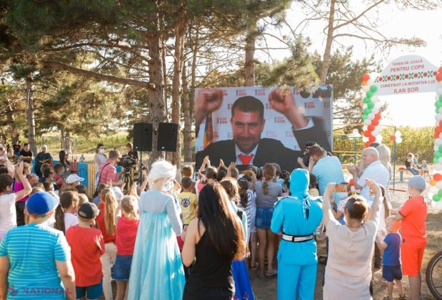 FOTO // Partidul „ȘOR” a inaugurat două terenuri de joacă pentru copii în alte două sate