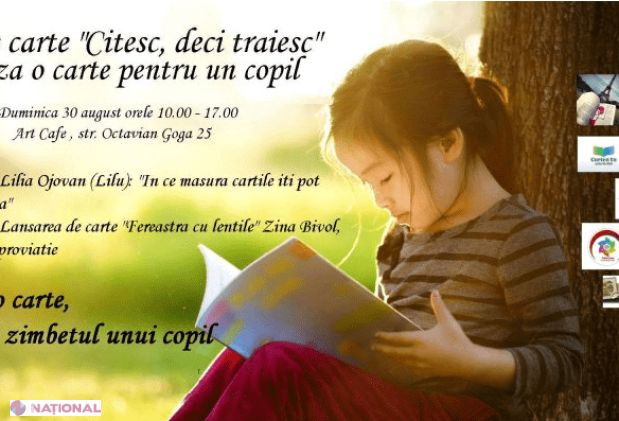 Astăzi poți DONA o carte pentru copiii din ORFELINAT