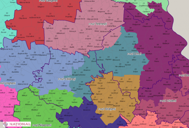 HARTA preliminară a circumscripțiilor uninominale de pe teritoriul R. Moldova: Cum ar putea fi divizate raioanele