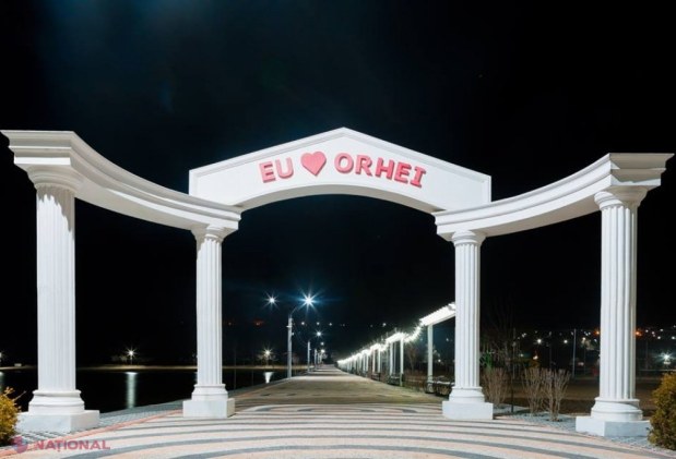 FOTO // De Paște, Orheiul a devenit cel mai LUMINOS oraș din R. Moldova