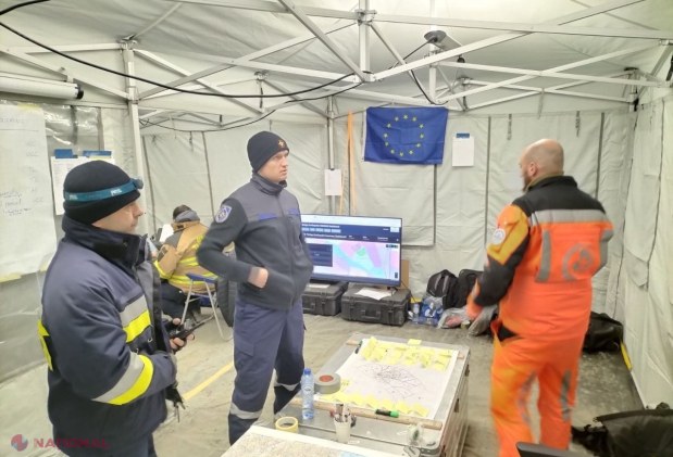 FOTO // Salvatorii din R. Moldova au ajuns în zona din Turcia afectată de CUTREMUR și urmează să aibă primele intervenții
