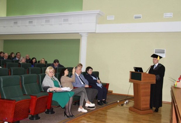FOTO // Secretarul de stat al DRRM, Adrian Dupu, Doctor Honoris Causa al Universității de Stat din Moldova: „Ați lăsat o moștenire valoroasă tinerei generații USM-iste, lucru pentru care nu putem decât să vă fim profund recunoscători”