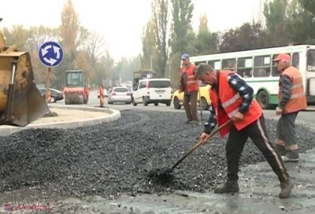 Circulația rutieră, din NOU suspendată într-o intersecție aglomerată din Chișinău