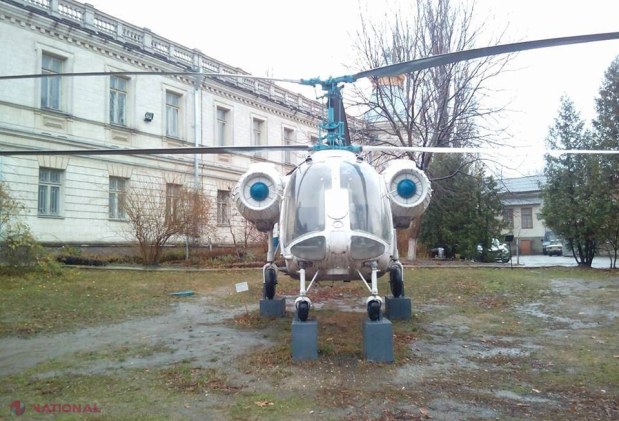 Elicopterul din centrul Chișinăului